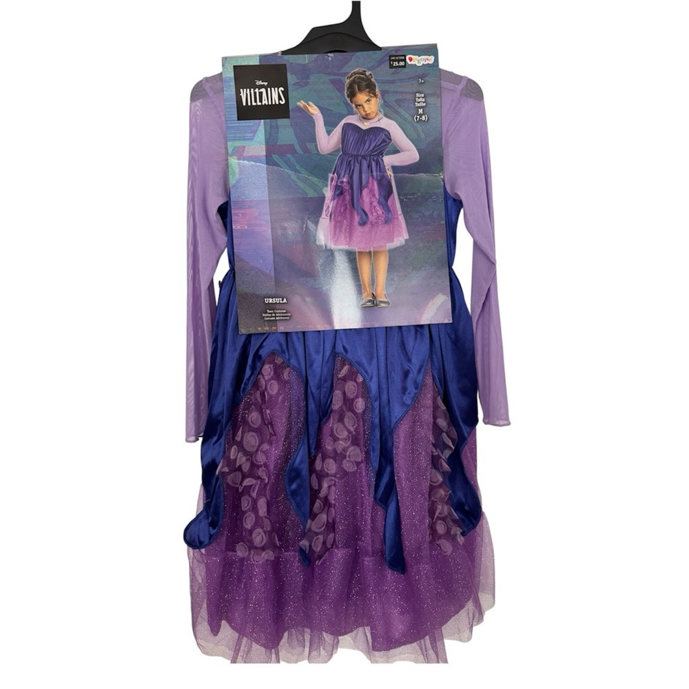 Disney Villans Ursula Girl’s Costume, M 7/8